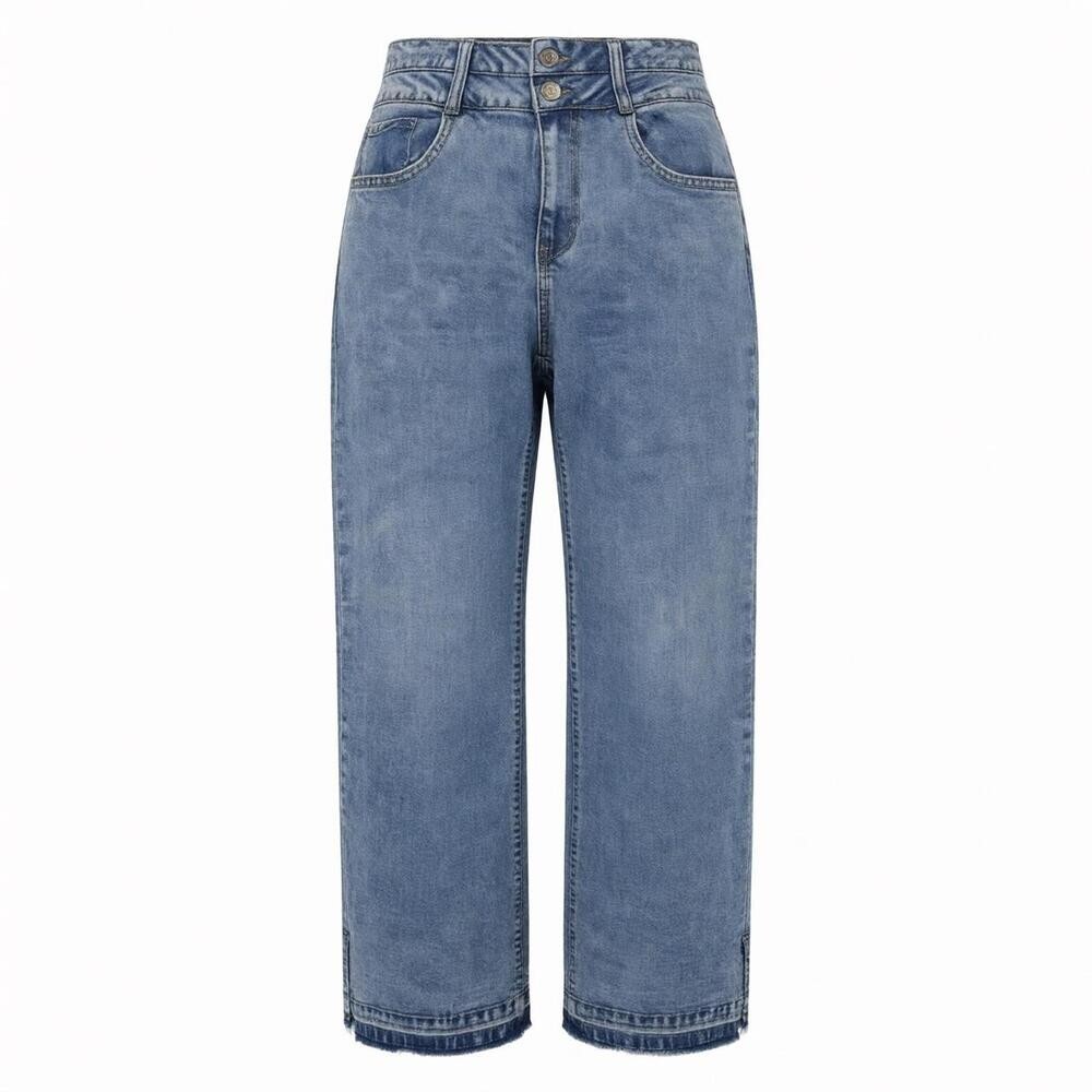 Dollhouse Women's Distressed Flare Jeans Size 11/12 Blue Denim